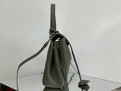 RODEO SMALL BAG 29 IN KHAKI GREEN SMOOTH CALFSKIN SILVER HARDWARE