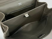 RODEO SMALL BAG 29 IN KHAKI GREEN SMOOTH CALFSKIN SILVER HARDWARE