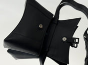DOWNTOWN S CROSSBODY BAG 30 IN BLACK SOFT LAMBSKIN