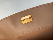 RODEO MEDIUM BAG 35 IN CAMEL BEIGE SMOOTH CALFSKIN GOLD HARDWARE