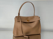 RODEO MEDIUM BAG 35 IN CAMEL BEIGE SMOOTH CALFSKIN GOLD HARDWARE