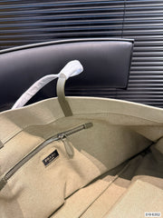 LARGE TOTE BAG 38 IN BAJA WHITE RE-NYLON