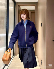 MIUMIU ZIP-UP FLEECE JACKET STYLE 10