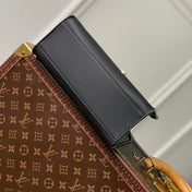 LOCK & GO BAG 24 IN BLACK GRAIN CALFSKIN