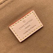 LV x TM DAUPHINE SOFT 28 IN BROWN MONOGRAM COATED CANVAS AND BLACK CALFSKIN