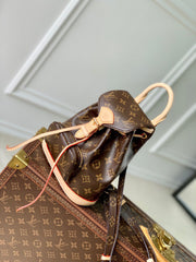 MONTSOURIS MINI BACKPACK 25 IN BROWN MONOGRAM CANVAS