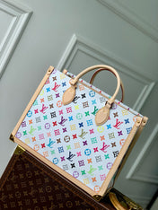 ONTHEGO MM BAG 35 IN MULTICOLOR MONOGRAM CANVAS