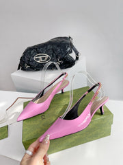 GG SIGNORIA 45 SLINGBACK PUMP TAFFY LAMBSKIN