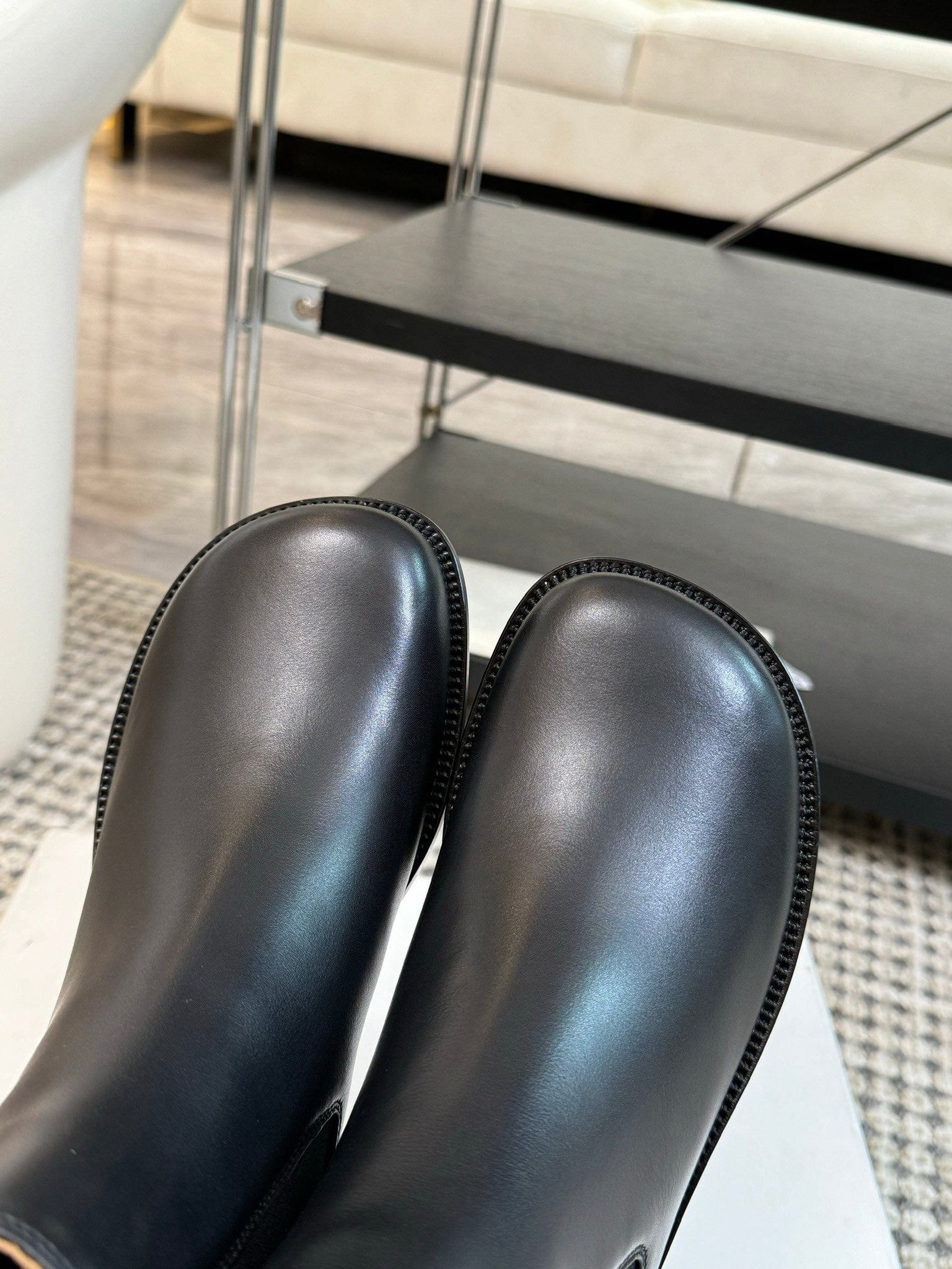 LW CAMPO CHELSEA BOOT BLACK CALFSKIN