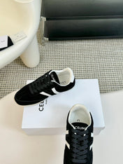 TRAINER LOW LACE - UP BLACK SUEDE