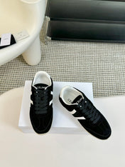 TRAINER LOW LACE - UP BLACK SUEDE