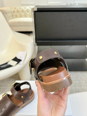 MINO SANDAL IN CHOCOLATE BROWN CALFSKIN