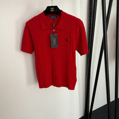 RALPH LAUREN 25S SHORT-SLEEVE POLO SHIRT WITH COLLAR 278