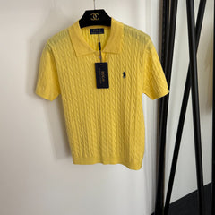 RALPH LAUREN 25S SHORT-SLEEVE POLO SHIRT WITH COLLAR 281