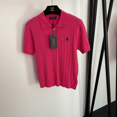 RALPH LAUREN 25S SHORT-SLEEVE POLO SHIRT WITH COLLAR 280