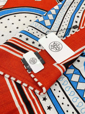 LES ROUES DE PHAETON BANDANA SHAWL 140 CM COLORFUL 385446