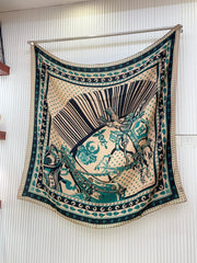 SCARF 135 CM COLORFUL 388153