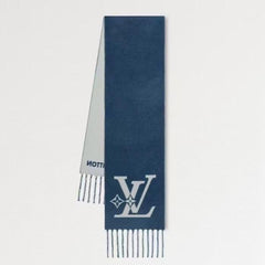 SMASH SCARF 210 CM IN ELECTRIC BLUE WOOL 390964