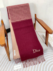 SCARF 180 CM IN BURGUNDY RED CASHMERE 419821