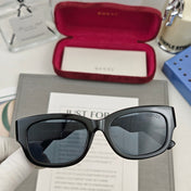 EMBOSSED LOGO OVAL FRAME SUNGLASSES 69100 IN ACETATE