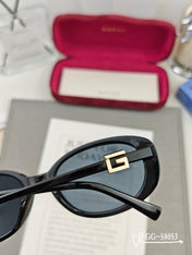 OVAL FRAME SUNGLASSES 58053 IN ACETATE