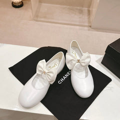MARY JANE SHOES WHITE CALFSKIN