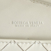 BOTTEGA VENETA 25S ANDIAMO POUCH 19 IN IVORY CALFSKIN GOLD HARDWARE