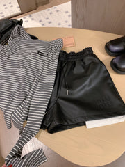 MIUMIU T-SHIRT AND SHORTS SET STYLE 447