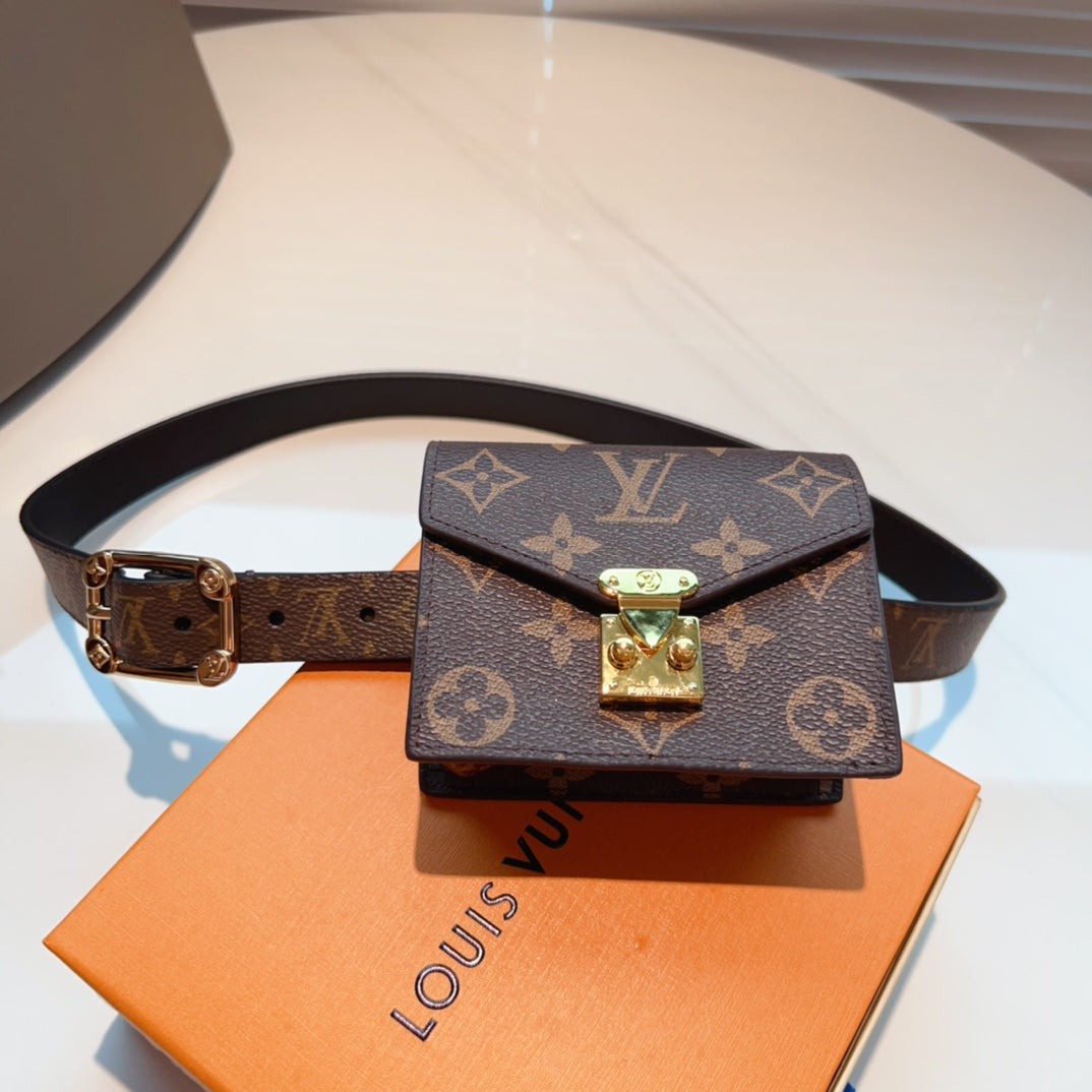 Lv Metis Belt Bag 30 Brown Monogram