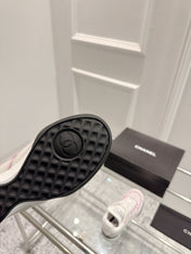 CASUAL SNEAKER IN WHITE AND PURPLE CALFSKIN