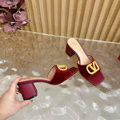 VALENTINO 25S HIGH-HEEL MULES 60 MM IN DARK RED VELVET AND CALFSKIN WITH GOLD HARDWARE
