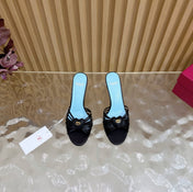 VALENTINO 25S HIGH HEELS WITH THIN STRAPS 80 MM IN BLACK LAMBSKIN