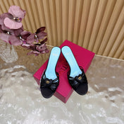 VALENTINO 25S HIGH HEELS WITH THIN STRAPS 80 MM IN BLACK LAMBSKIN