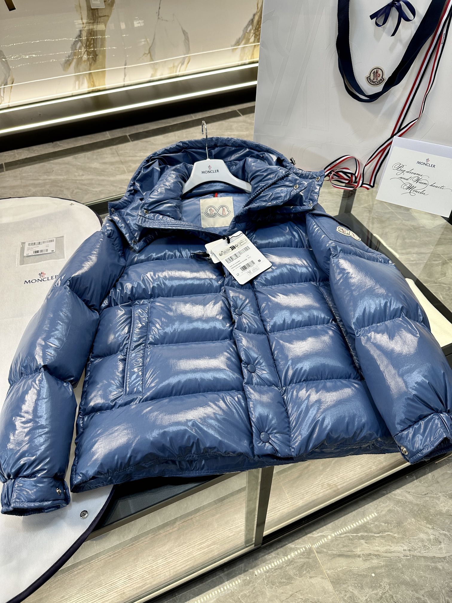 MONCLER 25S JACKET IN BLUE 028