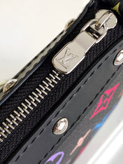 POCHETTE ACCESSOIRES 22 BAG IN MULTICOLOR MONOGRAM CANVAS AND COWHIDE