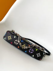 POCHETTE ACCESSOIRES 22 BAG IN MULTICOLOR MONOGRAM CANVAS AND COWHIDE