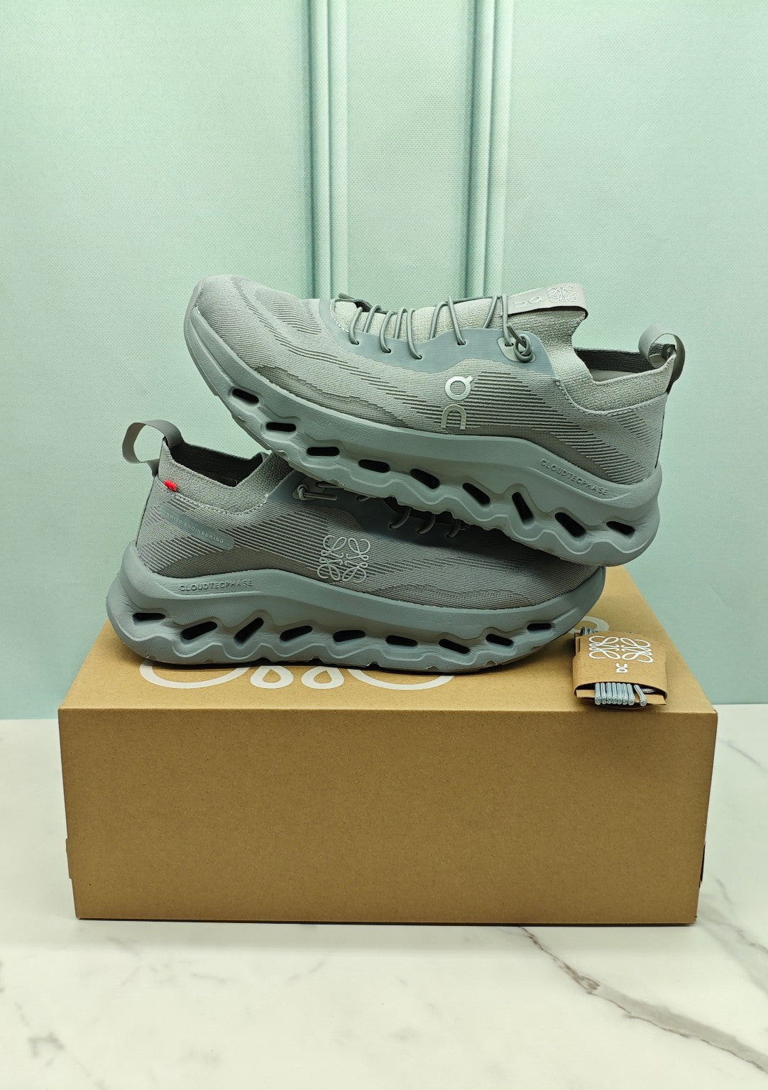 CLOUDTILT SNEAKER IN SAGE GREEN RECYCLED POLYESTER