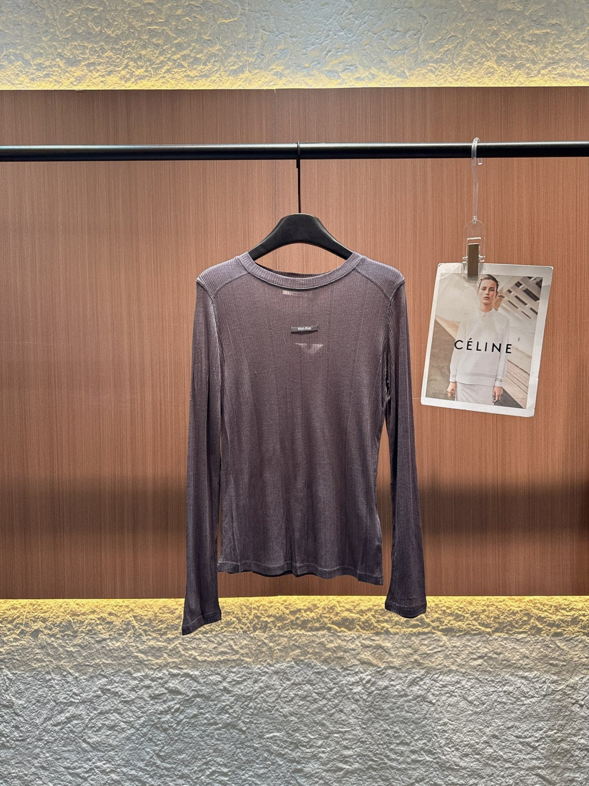 MIUMIU LONG-SLEEVE T-SHIRT STYLE 300