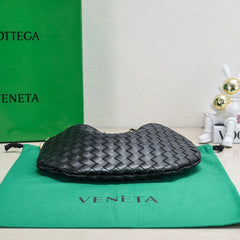 SARDINE 33 WITH CHAIN IN BLACK LAMBSKIN