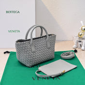 Mini Cabat 20cm Grey Lambskin Ghw