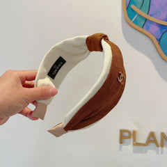 BRONZE BROWN FABRIC HEADBAND 168552