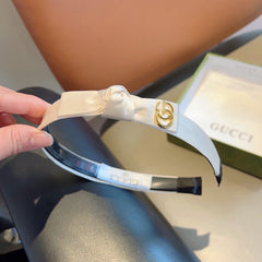 BOW HAIRBAND IN WHITE RE-NYLON 356590