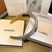 SILVER FABRIC WITH SEQUINS HAIRBAND 412428