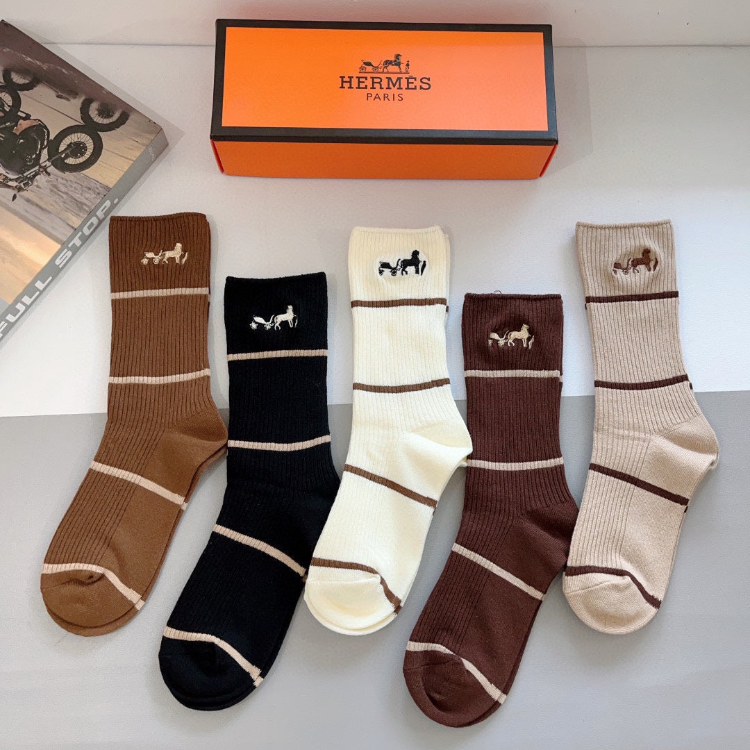 KNEE-HIGH SOCKS 419067 (1 BOX)