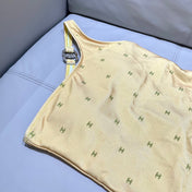 CC BIKINI SWIMSUIT SET IN YELLOW AND GREEN LOGO 593033