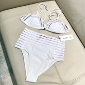 CC BIKINI SWIMSUIT SET IN WHITE 608920