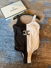 CC BIKINI SWIMSUIT SET IN BLACK AND WHITE 613718