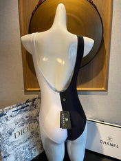 CC BIKINI SWIMSUIT SET IN BLACK AND WHITE 613718