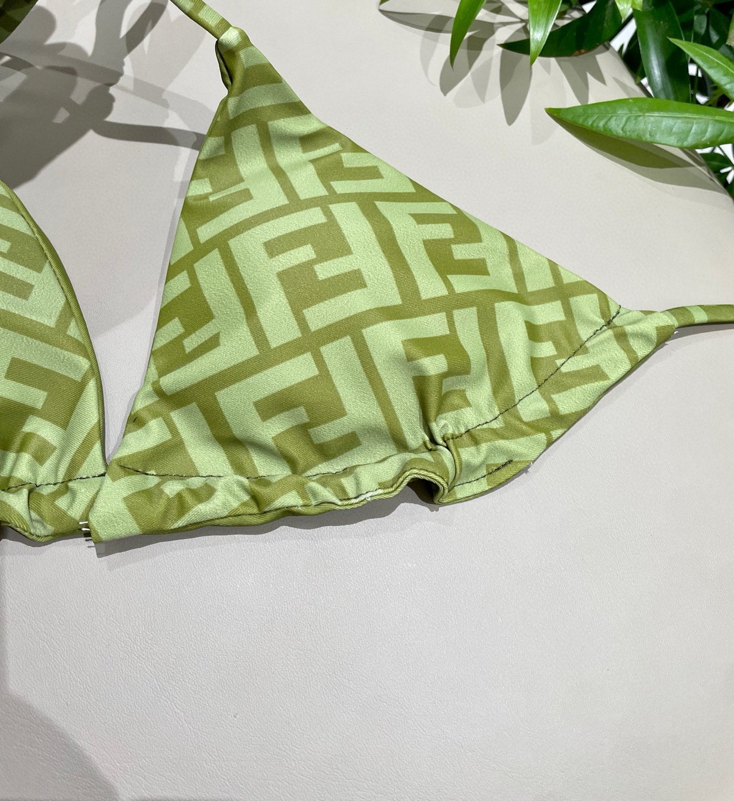 FENDI BIKINI 25S TWO PIECE IN GREEN 742660