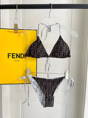 FENDI BIKINI 25S TWO PIECE IN GRAY 742663